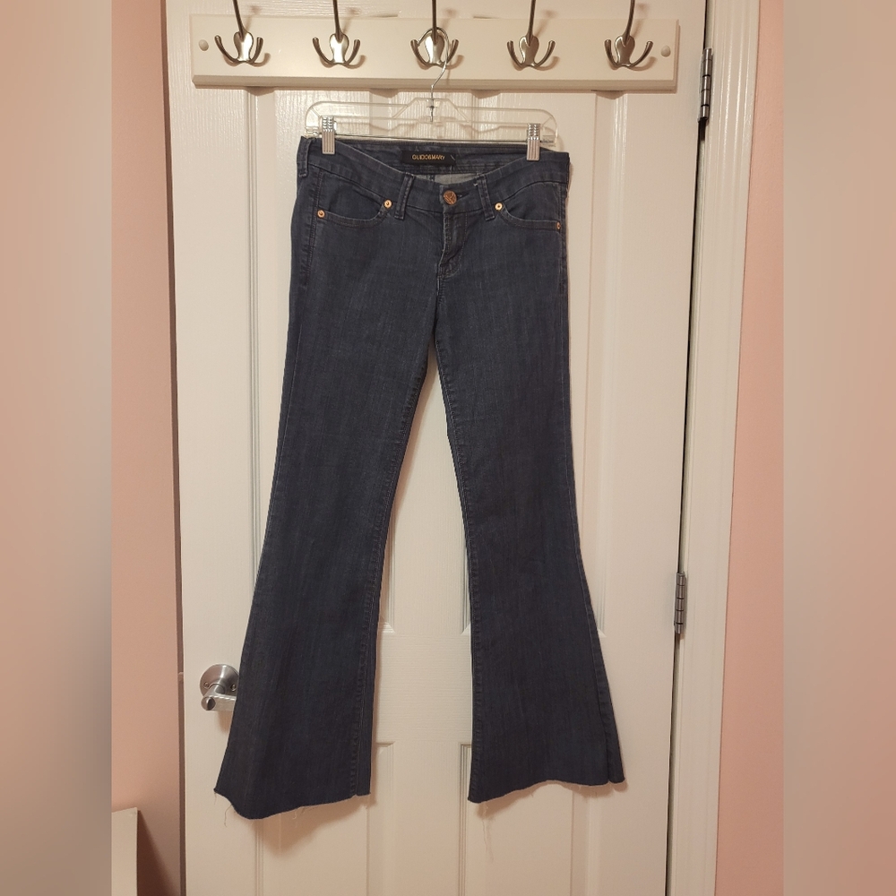Women's Lowrise Flare Blue Jeans